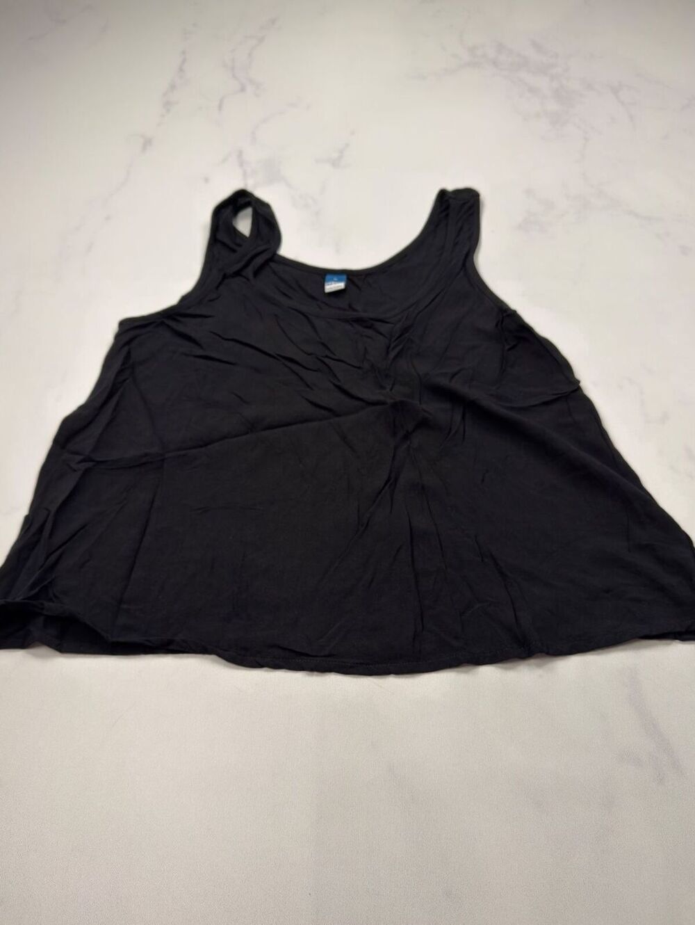 Old Navy Black Tank Top 90s Minimalist Casual - Womens M